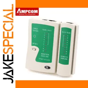 Compact Network Cable Tester for RJ45 & RJ11