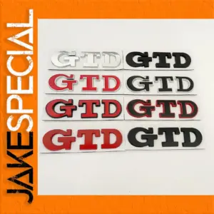 GTD Metal Emblem for Volkswagen Vehicles