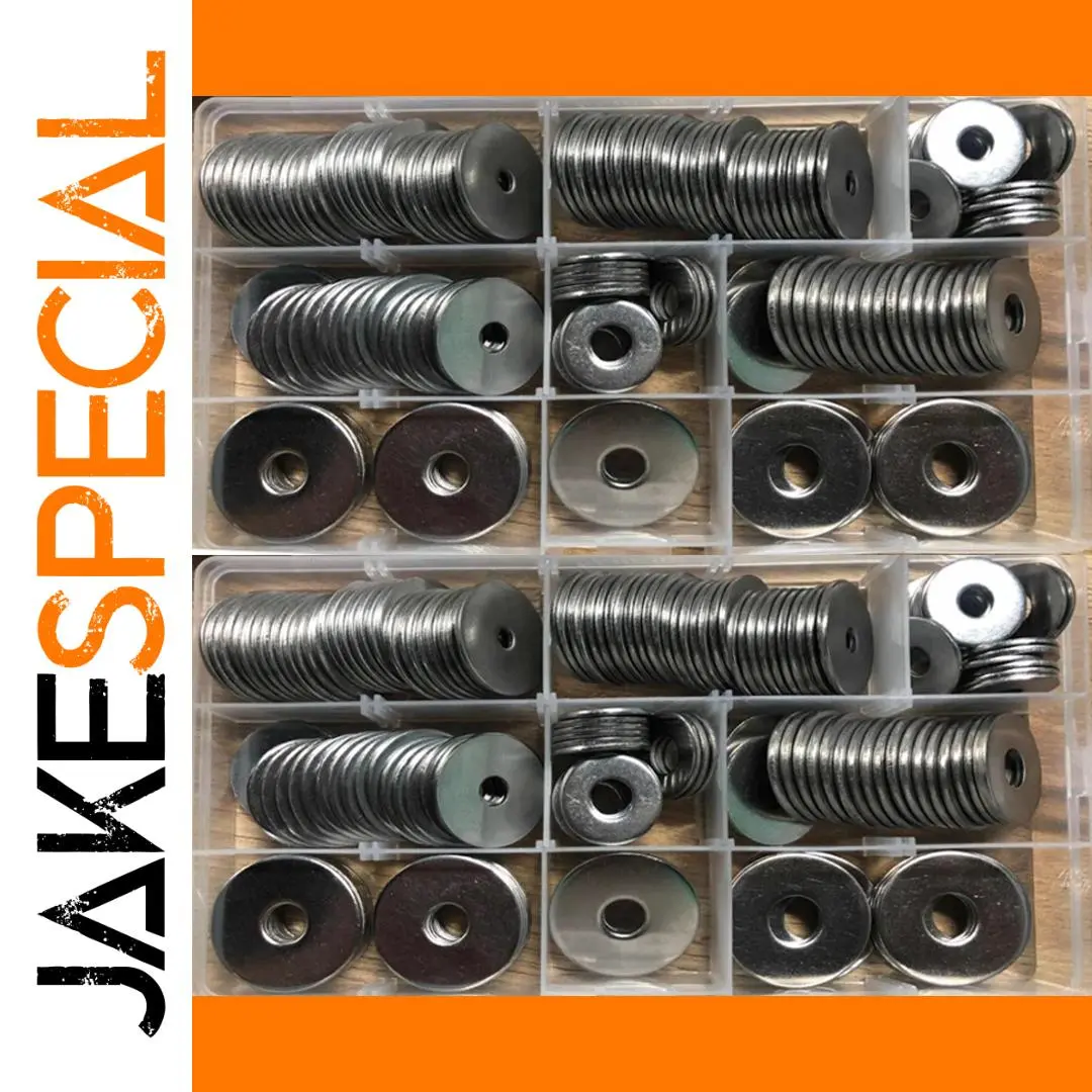 Premium Stainless Steel Flat Washers Set 1 Premium Stainless Steel Flat Washers Set