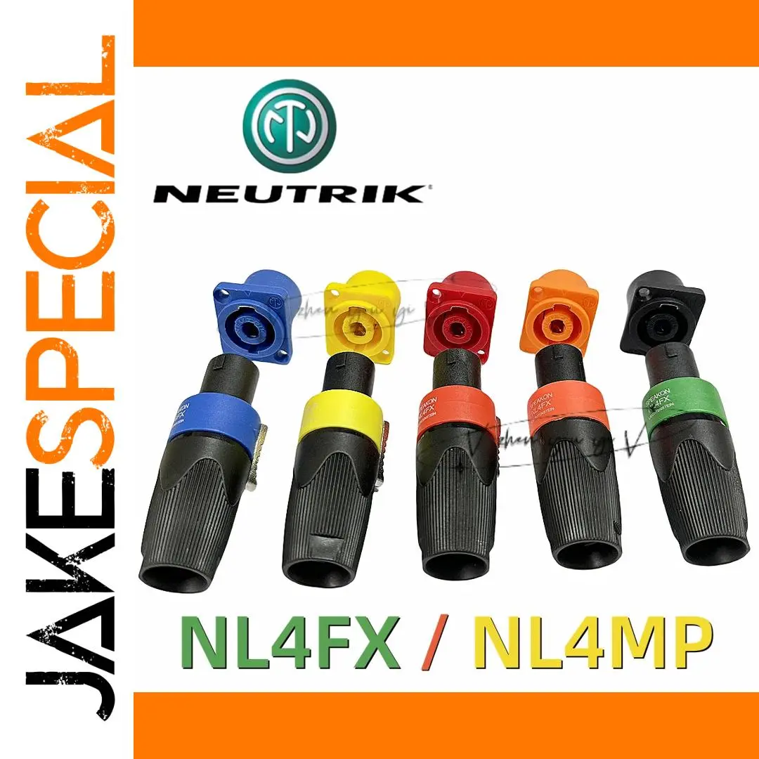 Set of 10 NL4FX speakON Connectors for Audio 1 Set of 10 NL4FX speakON Connectors for Audio