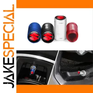 Vibrant Aluminium Valve Cap Set for Suzuki