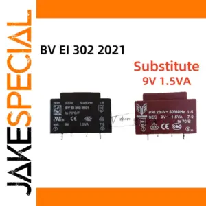 BV EI 302 2021 Transformer, 9V 1.5VA