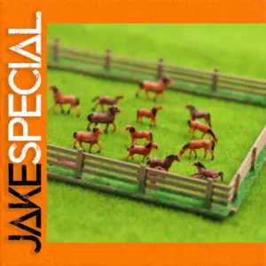 Miniature Horses Set for N Scale Layouts