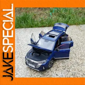 Blue 1:18 Scale Alloy SUV Model by JERREN