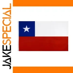 Vibrant Chile Flag 90x150 cm Polyester