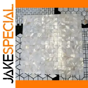 Mother-of-Pearl Mosaic Tile Set 4 Sheets 30cm x 30cm