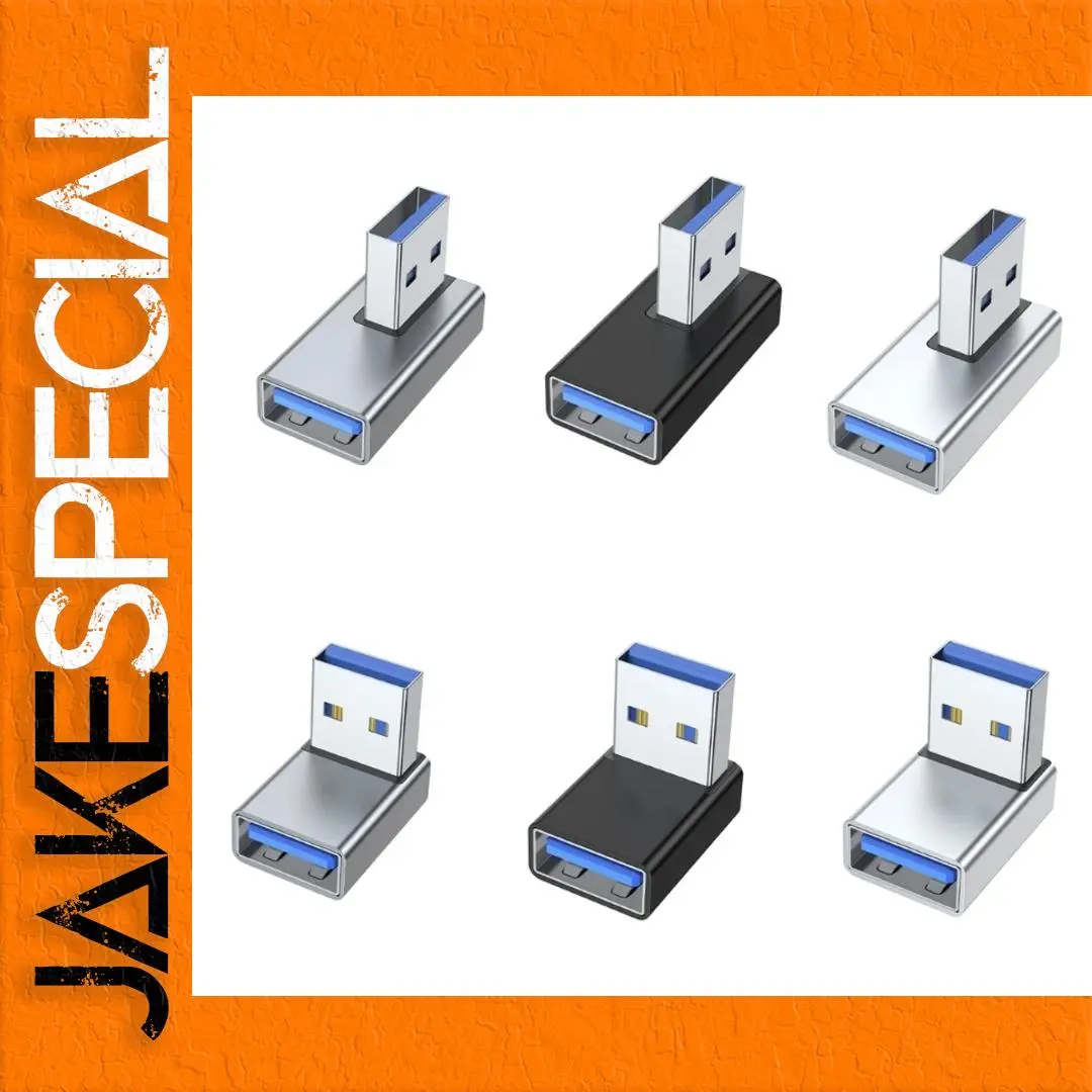USB 3.0 90-Degree Angle Adapter for Tight Spaces 1 USB 3.0 90-Degree Angle Adapter for Tight Spaces