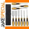 Professional 9-Piece Woodworking Chisel Set