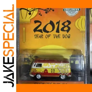 Vibrant Red Volkswagen T2 Van Collectible Model