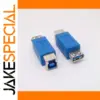 USB 3.0 A Female to Printer B Female Adapter
