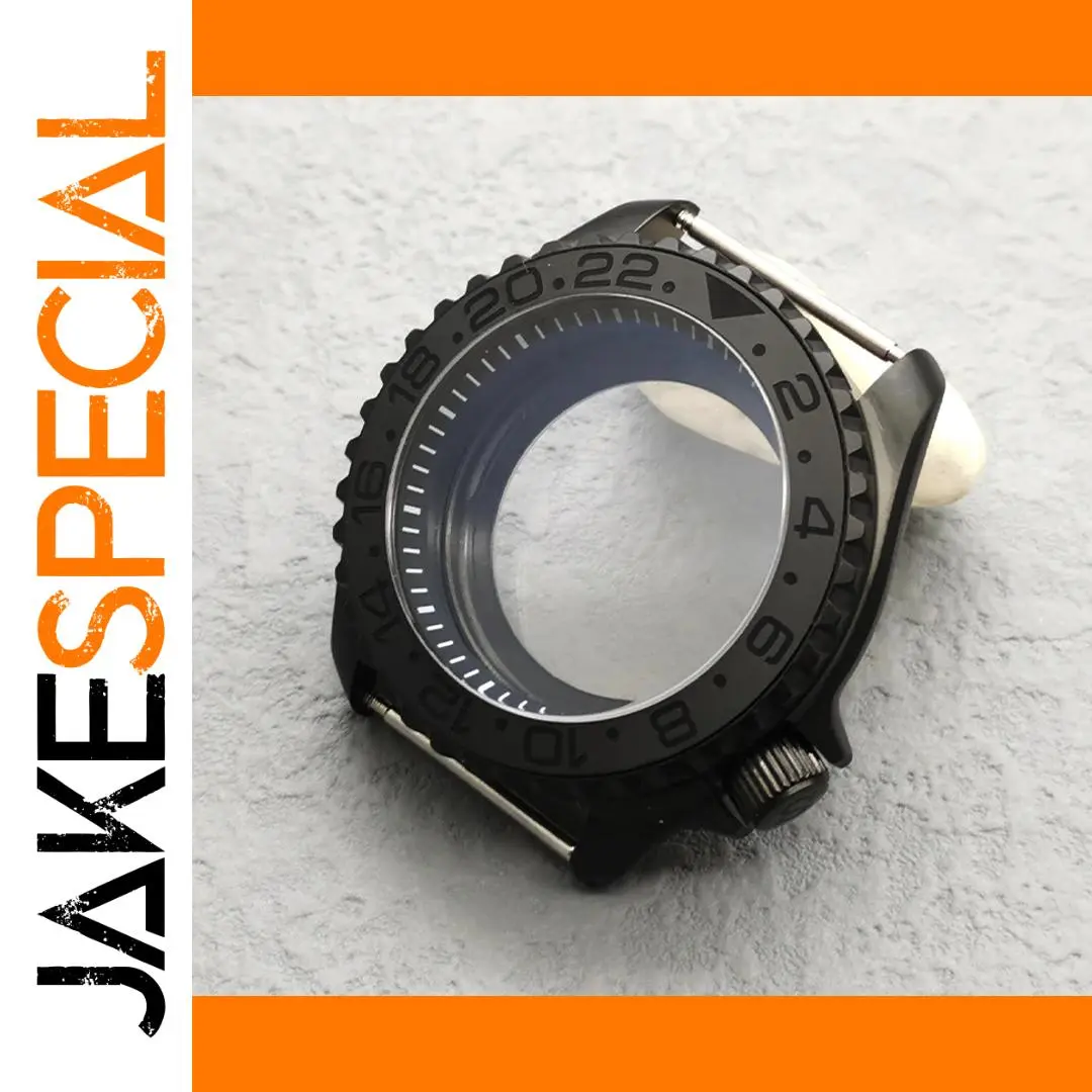 42mm Matte Black Watch Case for SK007 1 42mm Matte Black Watch Case for SK007