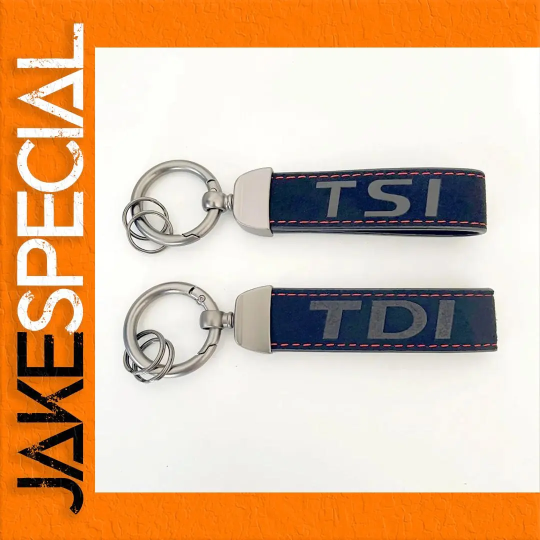 Volkswagen TDI/TSI Leather Keychain 1 Volkswagen TDI/TSI Leather Keychain