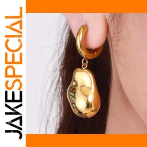 Elegant Stainless Steel Drop Earrings for Women