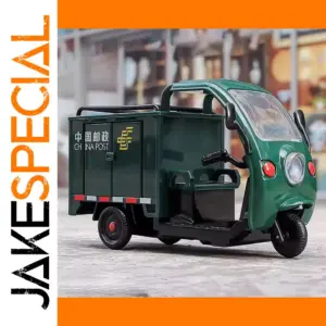 Green Delivery Tricycle Model 1/32 Scale