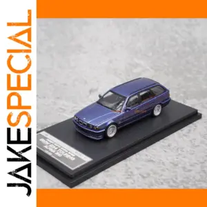 Purple BMW E34 Wagon Diecast Model 1:64 Scale