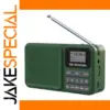 Vibrant Green Portable Emergency Radio