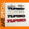 3D Alloy Turbo Emblem for Vehicles