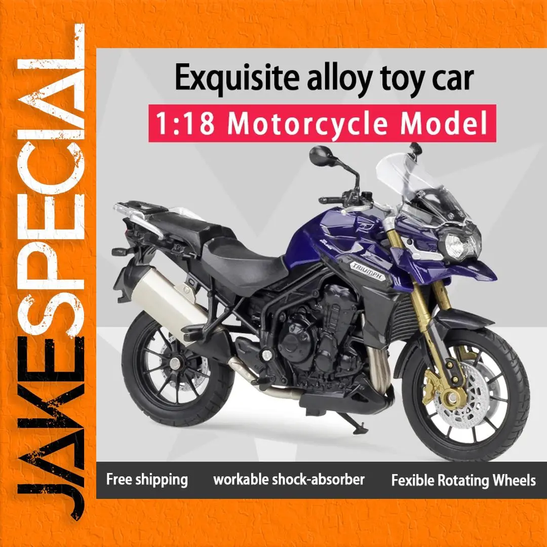 Triumph Tiger Explorer Diecast Motorcycle Model 1 Triumph Tiger Explorer Diecast Motorcycle Model