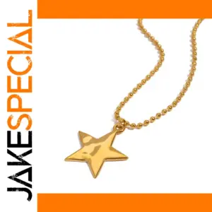 Stainless Steel Star Pendant Necklace