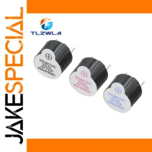 10-Pack 12mm 3V/5V/12V Active Buzzers