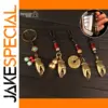 Brass Crab Claw Lucky Keychain