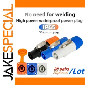 20PCS Waterproof Power Connectors for Outdoors