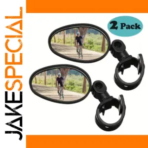 Cycling Rearview Mirror with 360° Adjustment