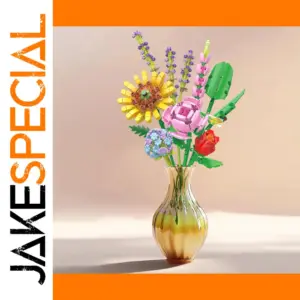 Vibrant 539-Piece DIY Flower Build Set