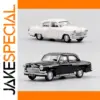 White GAZ-21 Volga Diecast Model 1:64 Scale
