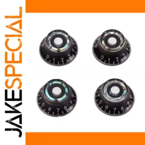 Elegant Metal Guitar Control Knobs Set