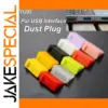 Colorful USB Dust Plug Set for Devices