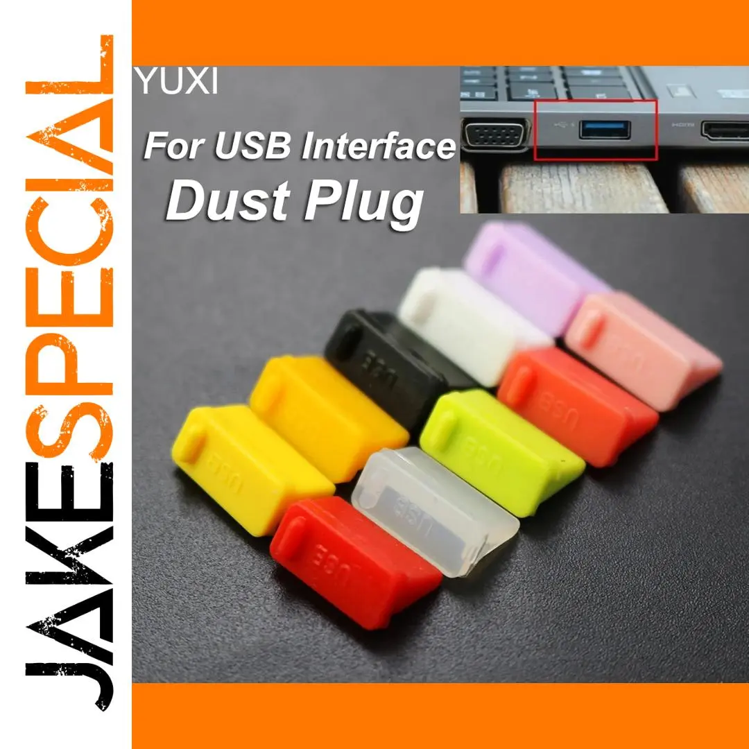 Colorful USB Dust Plug Set for Devices 1 Colorful USB Dust Plug Set for Devices