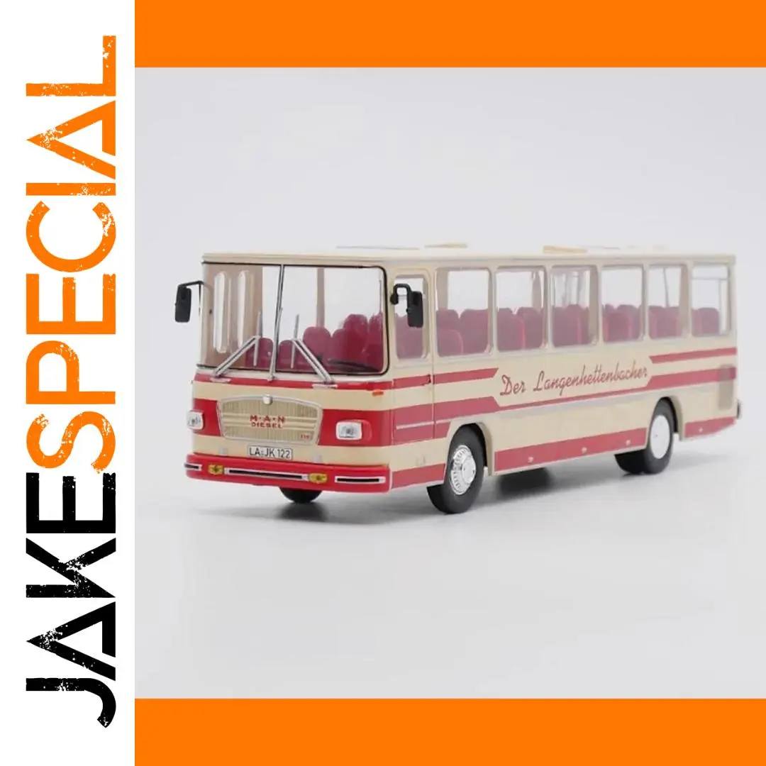 1962 German Bus Model 1/43 Alloy Collectible 1 1962 German Bus Model 1/43 Alloy Collectible