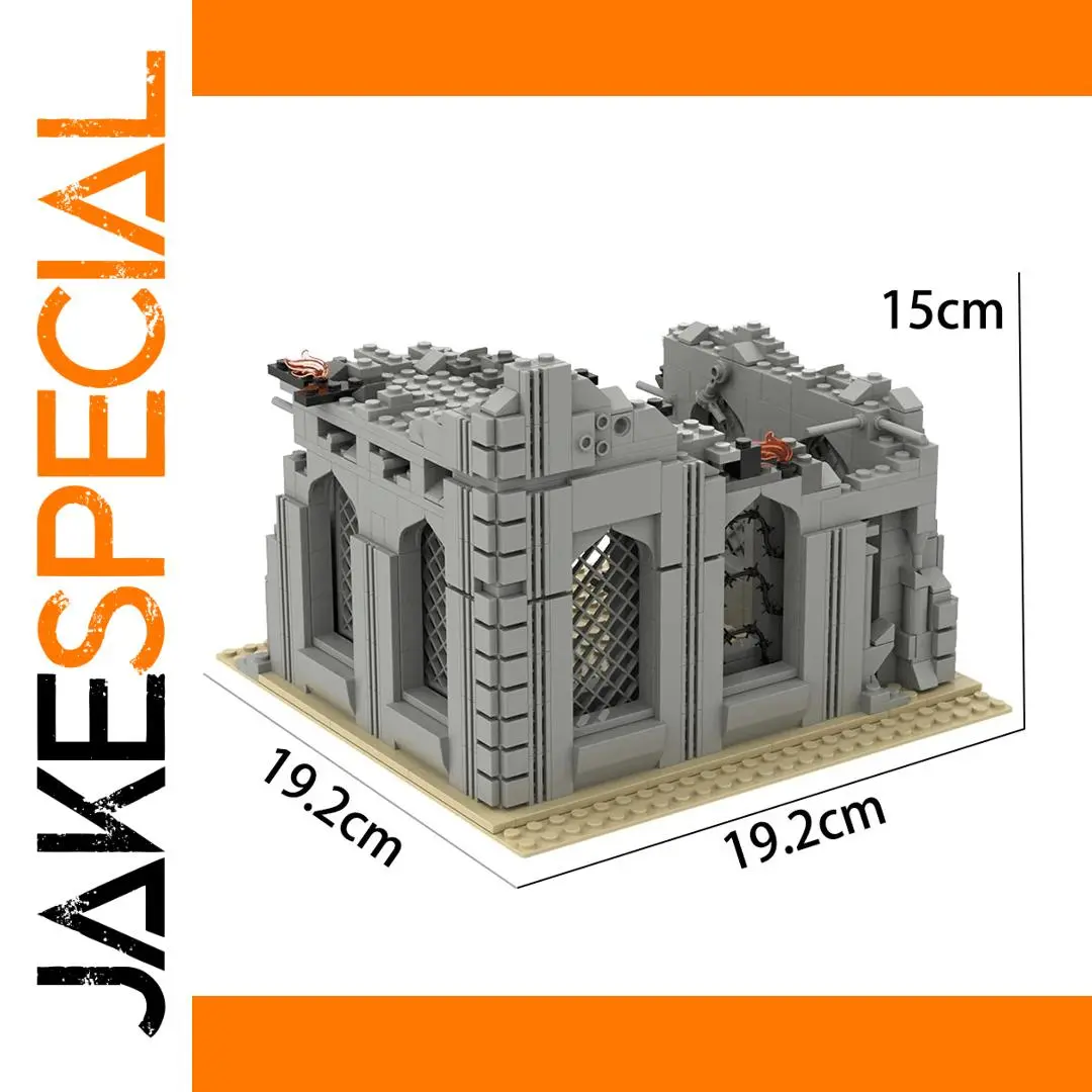 WW2 Battlefield Ruins Model Kit with 682 Pieces 1 WW2 Battlefield Ruins Model Kit with 682 Pieces