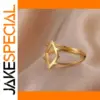 Hollow Star Women's Stainless Steel Ring