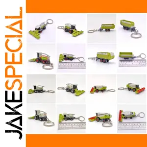 Engineering Vehicle Diecast Alloy Keychain 1:87 Scale