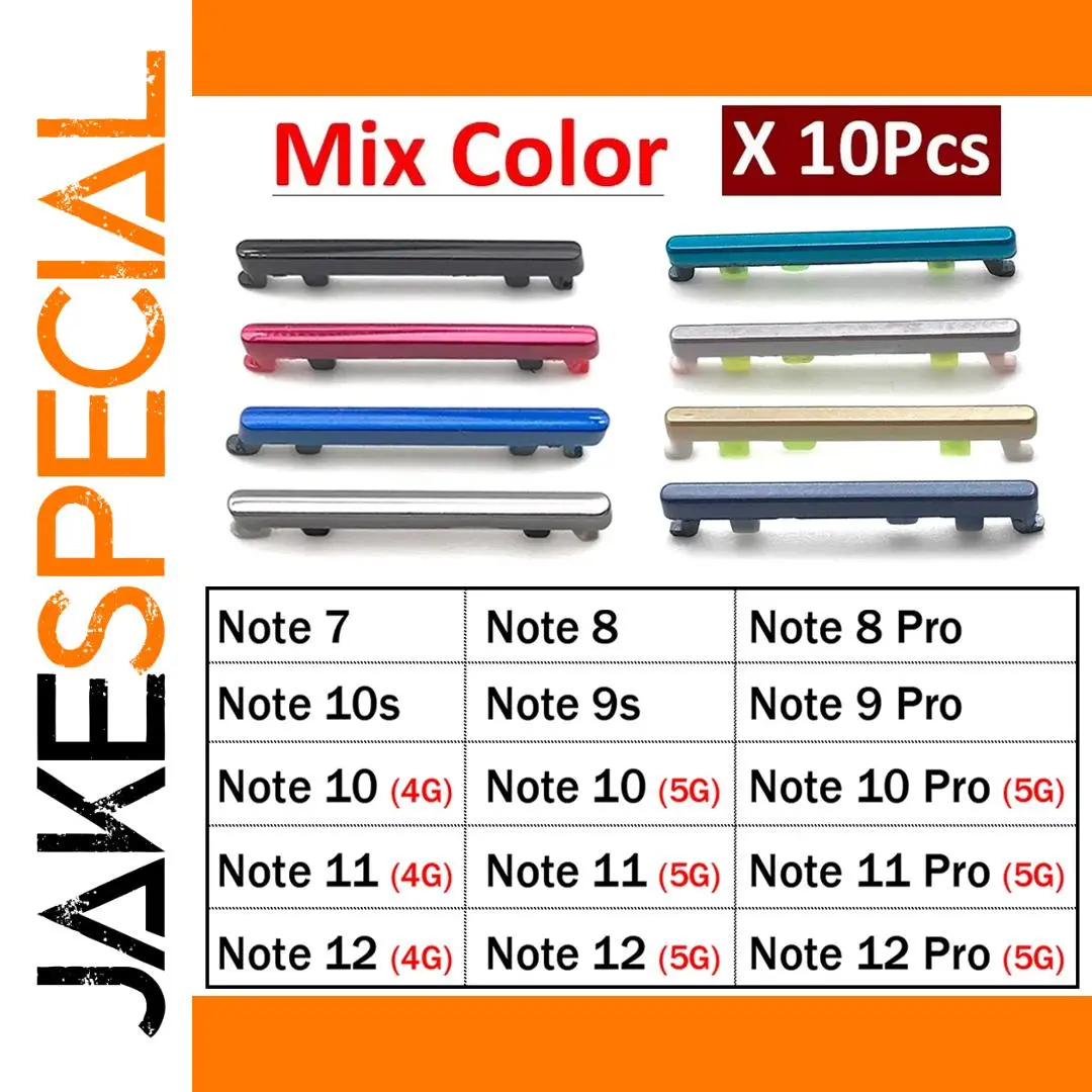 Redmi 10 Series Replacement Side Keys Set 1 Redmi 10 Series Replacement Side Keys Set