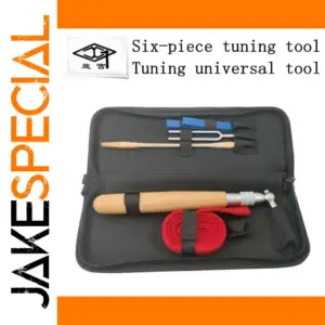 Professional Six-Piece Piano Tuning Tool Set