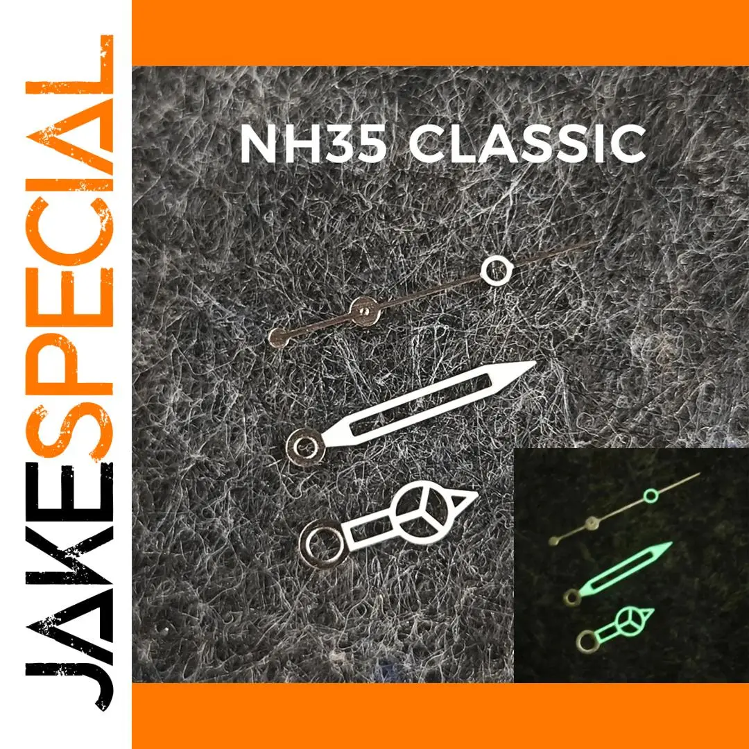Green Luminous Watch Hands Set for NH35/NH36 1 Green Luminous Watch Hands Set for NH35/NH36