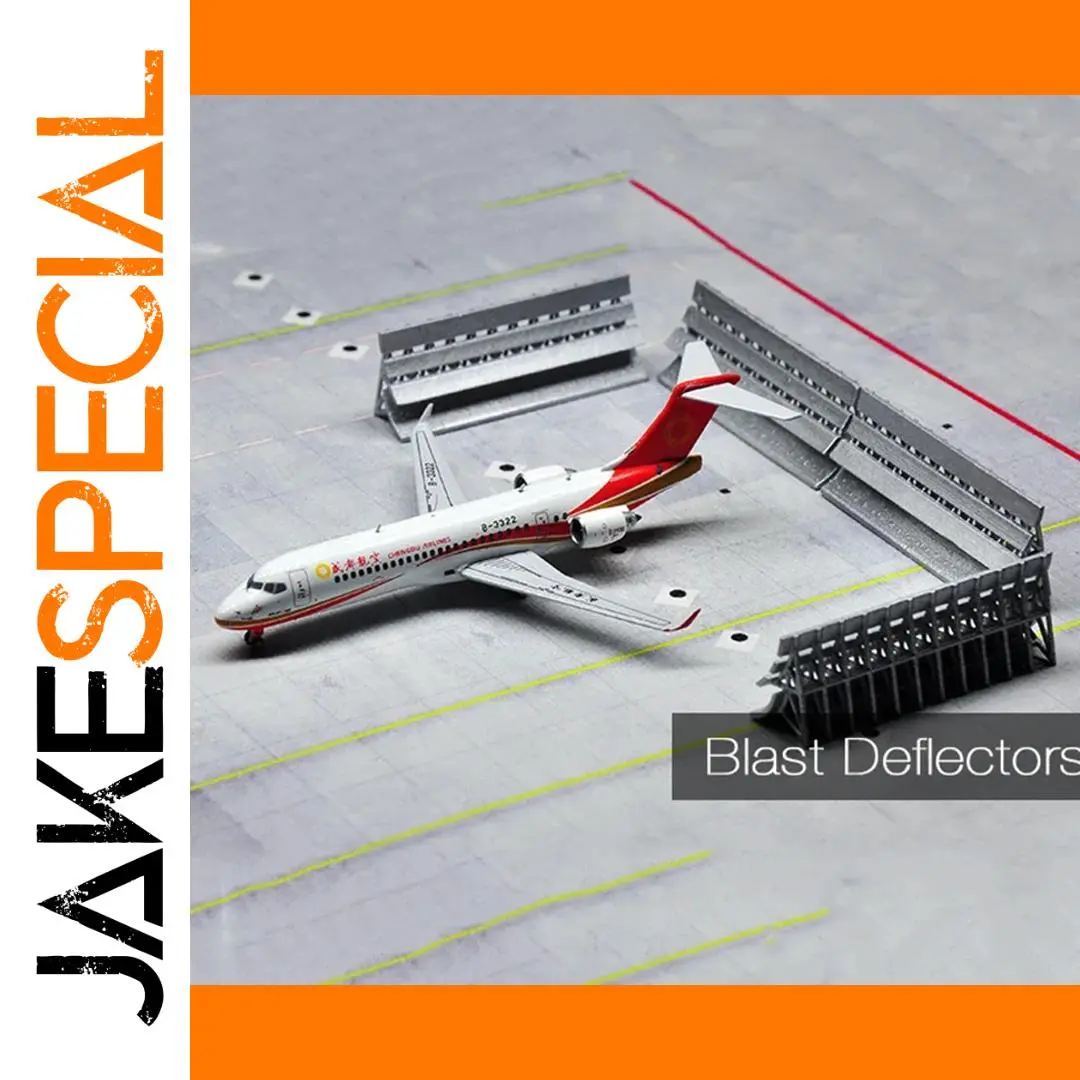 1:400 Scale Airport Jet Deflector Set of 4 or 8 1 1:400 Scale Airport Jet Deflector Set of 4 or 8