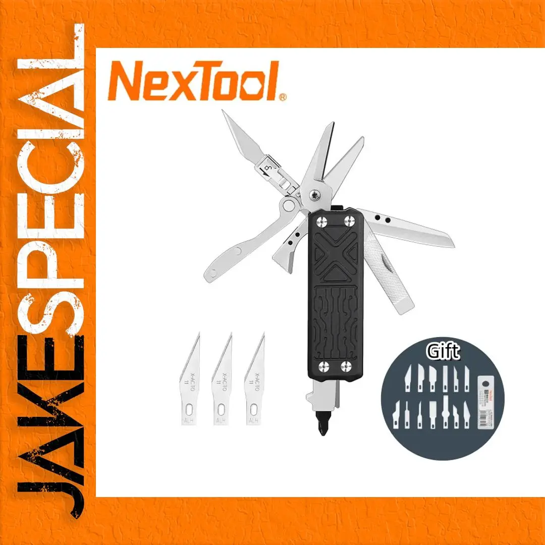 NexTool Pocket Multitool E1 with 10 Functions 1 NexTool Pocket Multitool E1 with 10 Functions