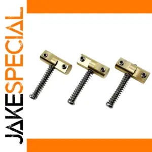 Vintage Brass Telecaster Bridge Saddles Set