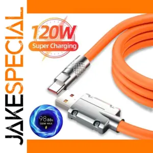 Durable 1m USB-C Liquid Silicone Cable