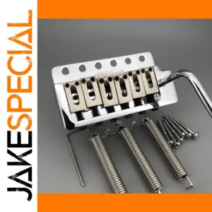 Wilkinson Chrome Tremolo Guitar Bridge with Adjustable Saddles