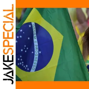 Vibrant 90x150cm Brazilian Flag Polyester