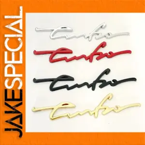 3D Metal Turbo Emblem Badge for Cars