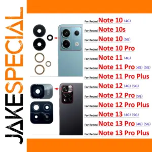 Xiaomi Redmi Camera Glass for Note 10/11/12/13 Series