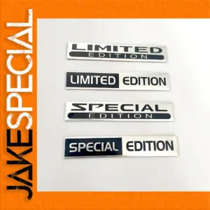 Limited Edition Aluminum Car Badge with 3D Design