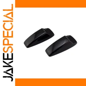 Stylish Car Spray Nozzle Cover Set in Chrome or Black