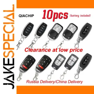 Black EV1527 Remote Control Set, 10-Pack